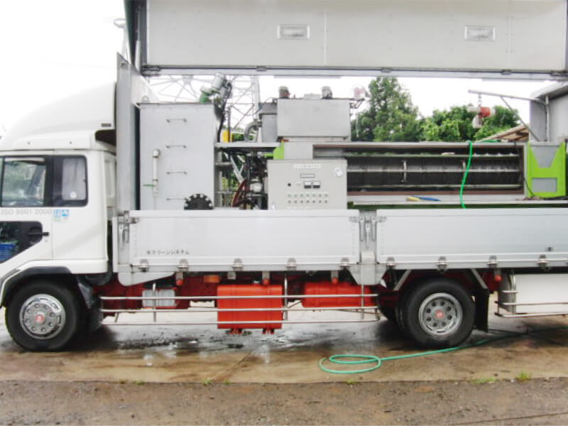 移動式汚泥脱水車